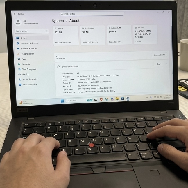 ThinkPad Parametrlər